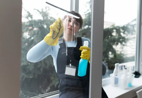 Nettoyage de vitres intérieures et extérieures au May-sur-Èvre
